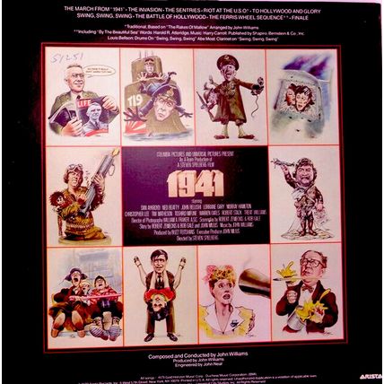 1941 original 1979 John Williams gatefold soundtrack record album