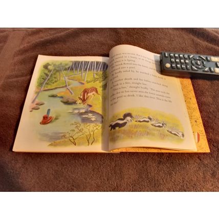 Little Golden Book Scuff The Tugboat (I) Edition FN+ By Gertrude Crampton 1946