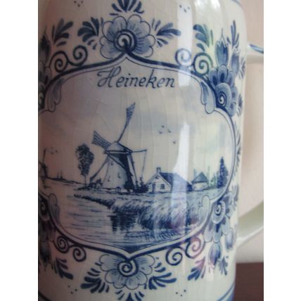 R.A.F. Lossiemouth Sergeants Mess 1983 Dutch Delft Handmade Tankard.
