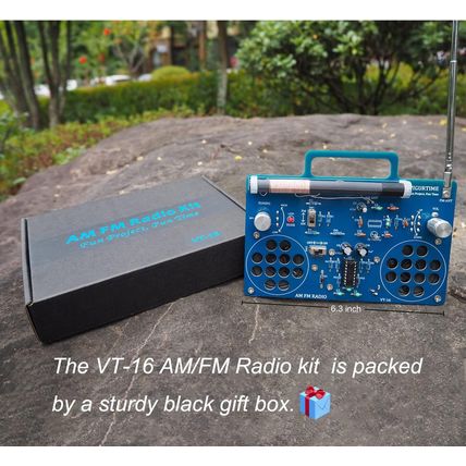 AM/FM Radio Kit | Soldering Project DIY Kit for Practicing Teaching Electronics
