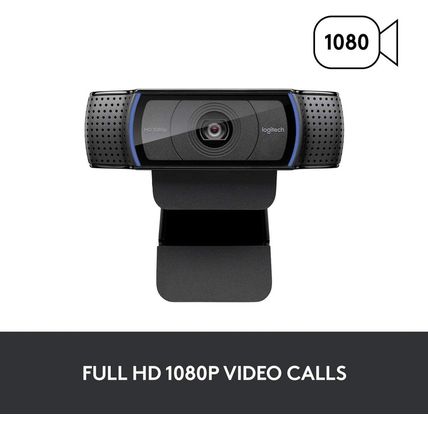 Logitech C920X HD Pro Webcam, Full HD 1080P/30Fps Video Calling, Clear Stereo Au