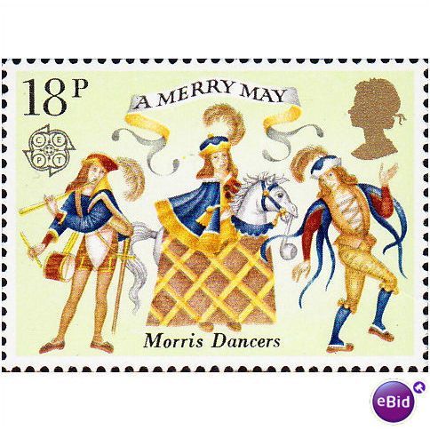 Great Britain 1981 Folklore Europa 18p Morris Dancers Unmounted Mint 2 SG 1144