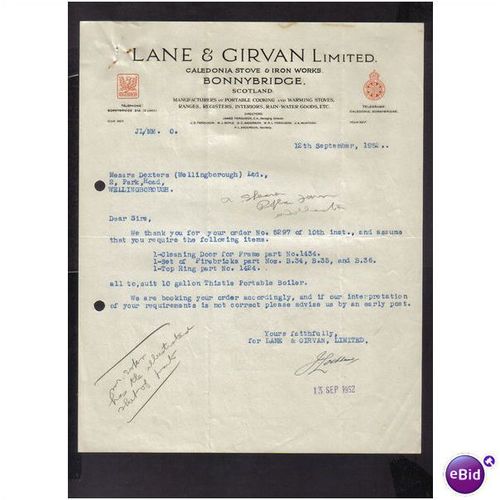 LANE & GIRVAN LTD,BONNYBRIDGE ,SCOTLAND,12SEP1952