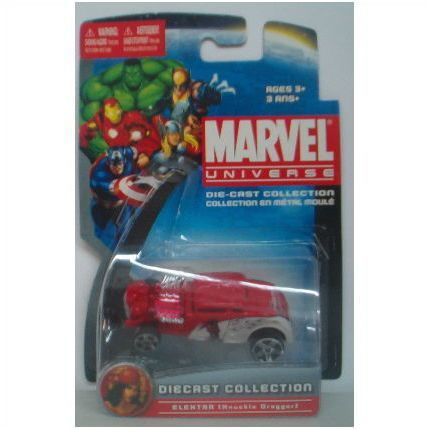 MARVEL ' ELECTRA KNUCKLE DRAGGER ' DIECAST car