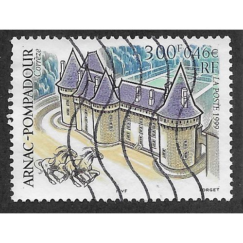 FRA 1999 3F 'TOURISM -ARNAC POMPIDOU CASTLE' FINE USED (EBID55-838)