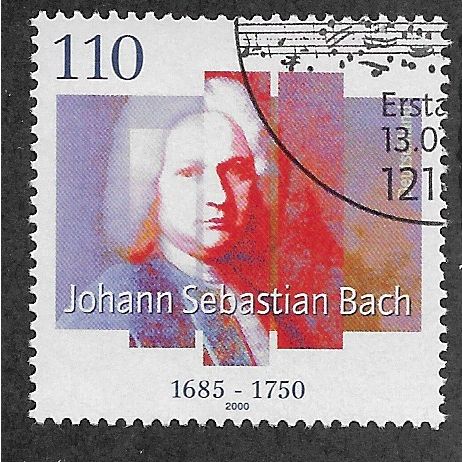 GER 2000 110pf 'J.S BACH' FINE USED (EBID54-111)