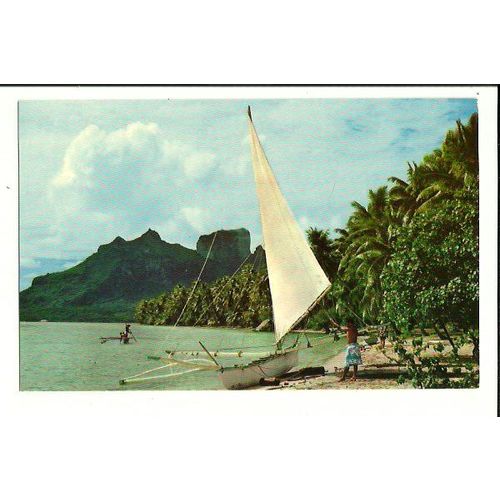 French Polynesia BORA-BORA Postcard (C15140)