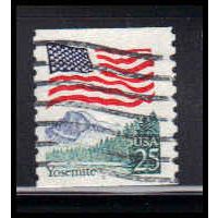 Used 2280av 25c U.S. Flag Fine CNS Partial 2 PA6229