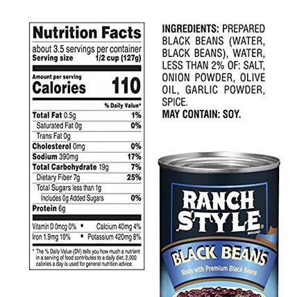 Ranch Style Premium Black Beans, Canned Beans, 15 OZ on eBid ...