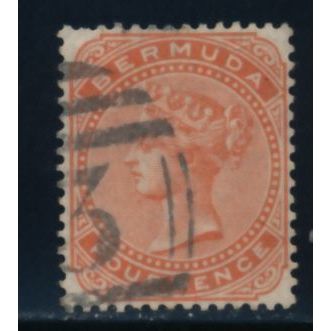 Bermuda 1880 SG 20 Wmk Mult Crown CC Used Stamp