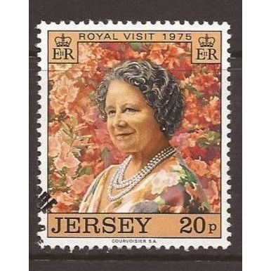 1975 Jersey, Queen Mother, Royal Visit, Fine Used Stamp SG 119 #2