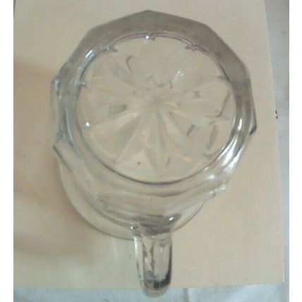 VINTAGE GLASS WATER JUG