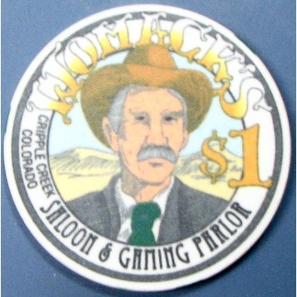 Womack's. $1 Casino Chip. Cripple Creek, CO. 13B.