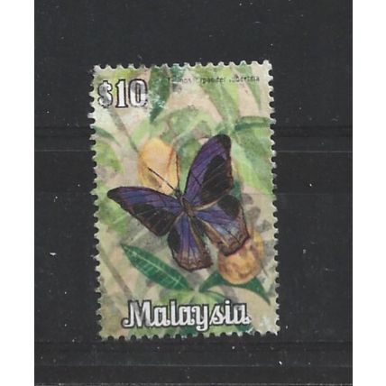 Malaysia.SG71 $10 Terinos terpander.Fine Used.May25a