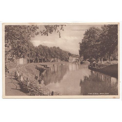 The Eden River Appleby Cumbria 1951 Postcard