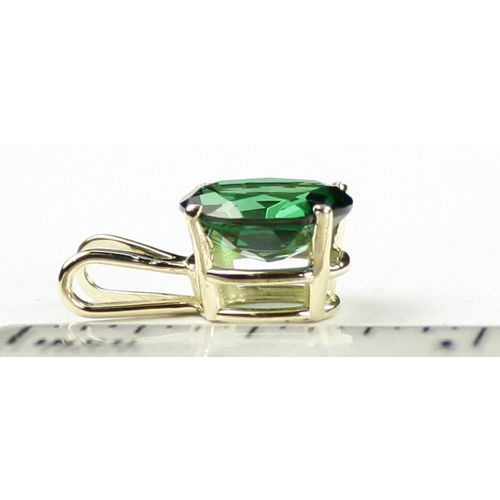 Russian Nanocrystal Emerald, 14KY Gold Pendant, P002