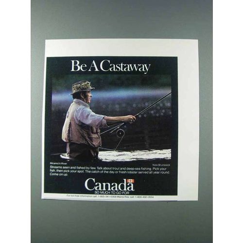 1981 Canada Tourism Ad - Be A Castaway
