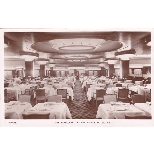 The Restaurant, Regent Palace Hotel W1 London Postcard (LN76245)