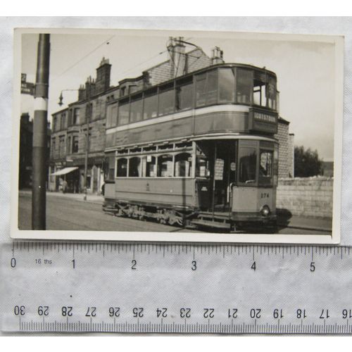 Photo Glasgow Tram no. 274