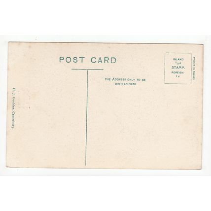 The Choir Canterbury Cathedral Postcard Publisher H J Goulden