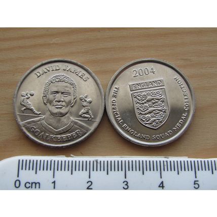 Sainsbury 2004 England Squad David James Token (e375)