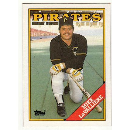 1988 Topps baseball card 539 Mike LaValliere