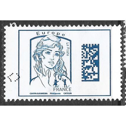 FRANCE 2013 CIAPPA KAWENA MARIANNE EUROPE RATE USED CONTROVERSY KIDS BALL STAMP