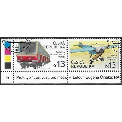 Mi 797/8 Paar: Historical Means of Transport