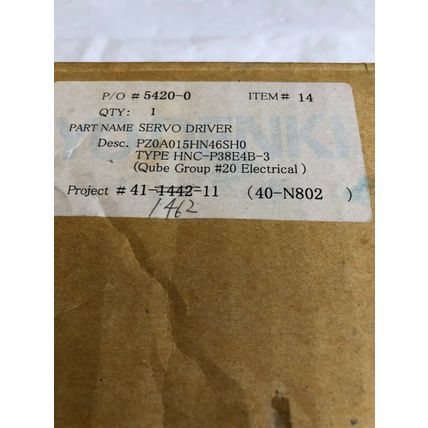 NEW SANYO DENKI PZ0A015HN46SH0 BL SUPER PZ SERVO AMPLIFIER,PZOAO15HN46SHO,FE