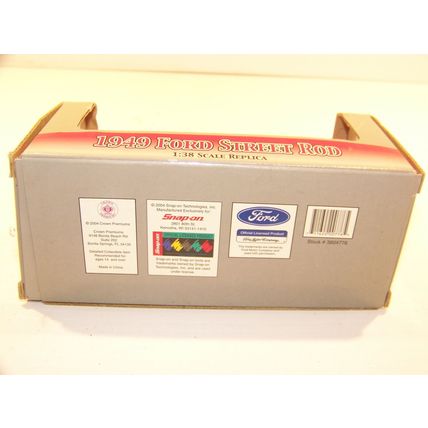 SNAP-ON 1:38 SCALE 1949 FORD STREET ROD NIB 2004 SNAP ON