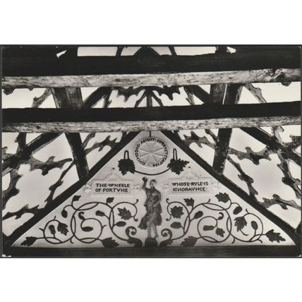 Long Gallery, Little Moreton Hall, Cheshire, c.1970s - Gordon Fraser RP Postcard
