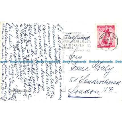 R053086 Blick auf Wien vom Kahlenberg Restaurant. RP. 1955