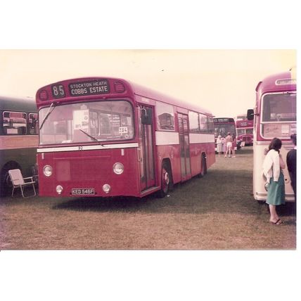 Colour Photograph of Warrington Borough Council Transport Department - KED 546F
