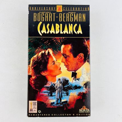 Casablanca VHS 1993 50th Anniversary Celebration Video Tape