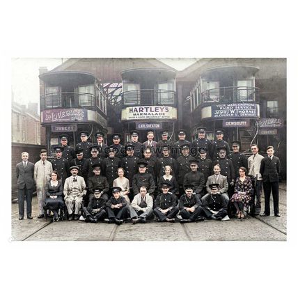 ptc0234 - Dewsbury Ossett Tram Depot Church Street - Yorkshire - print 6x4