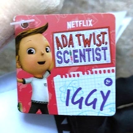 Netflix Ada Twist Scientist Iggy 2021 Just Play 13" Plush Doll - NEW With Tags!