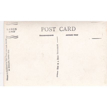 E81 LANDS END - FIRST AND LAST LETTER BOX. POSTMAN