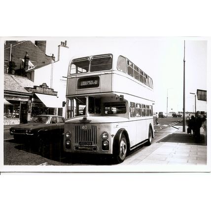 Black & White Photo of City of Lancaster Corporation - 410 DKM ex Maidstone Corp