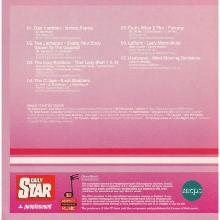 Ultimate Seventies Collection Vol 3. : Promotional CD from the Daily Star
