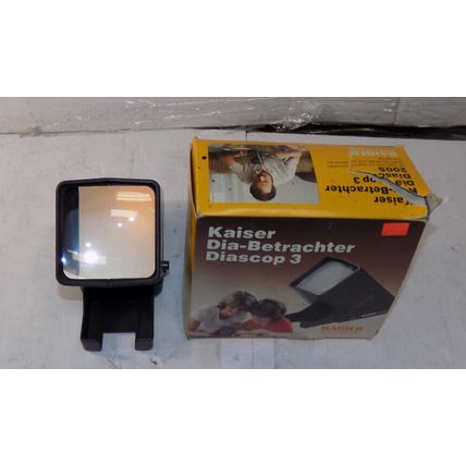 Kaiser Diascop 3 Vintage Photo Slide Viewer Picture Slide Light Box Works