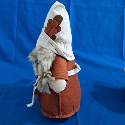 Homemade Lot 2 PILGRIM PLUSH GNOMES Bean Bag Thanksgiving Harvest Turkey Holiday