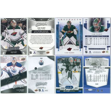 Cam Talbot 10x incl Silver Scripts, Ruby #'d, Blue