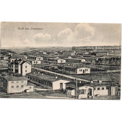 NICE PRINTED POSTCARD OF ELSENBORN MILITARY CAMP BELGIUM (4236)