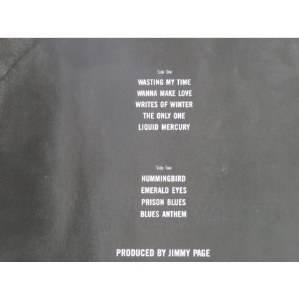 JIMMY PAGE, OUTRIDER VINYL LP.