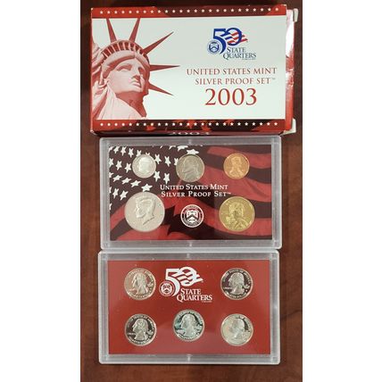 1976/1985/1987/2003/2010 Proof Sets & 2010 America The Beautiful Proof Set Lot/6