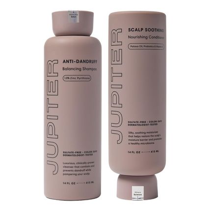 Jupiter, Physician-Formulated Anti-Dandruff Shampoo & Conditioner, for Flaky, It