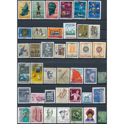 568 Stamp Selection - Yugoslavia - Used Hinged