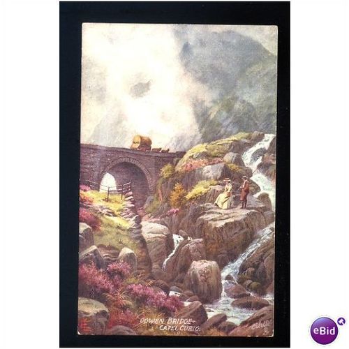 Wales CAPEL CURIG Ogwen Bridge Tuck Oilette Postcard (7100)