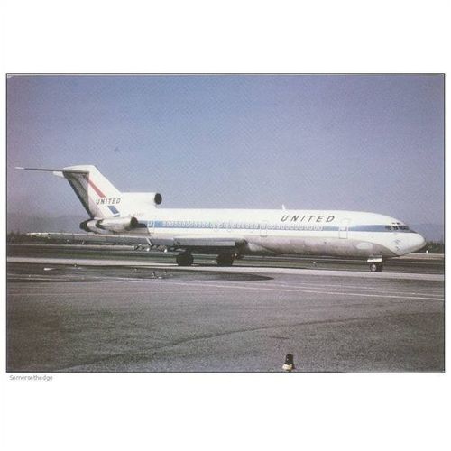 United Boeing B727 Aircraft Postcard (A21819)