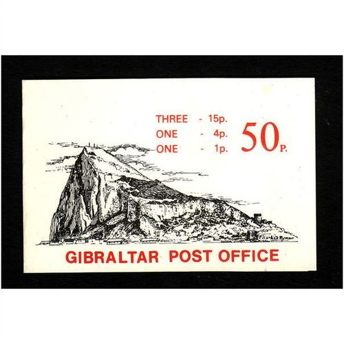 GIBRALTAR 1981 50p BOOKLET MINT